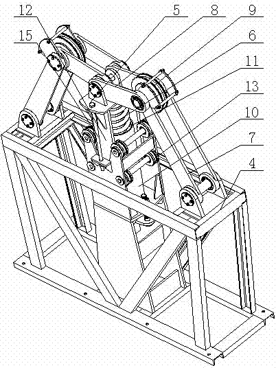 Gravity loading mechanism of high pressure extrusion mill