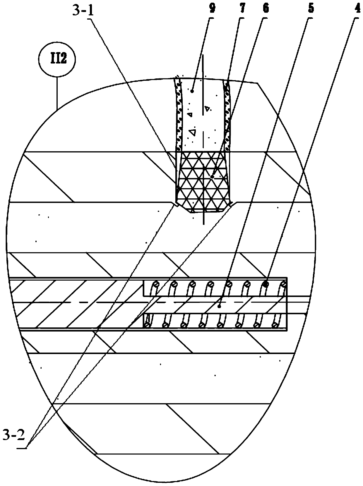 Oil measuring indicator for hydraulic pipeline and detecting method of indicator