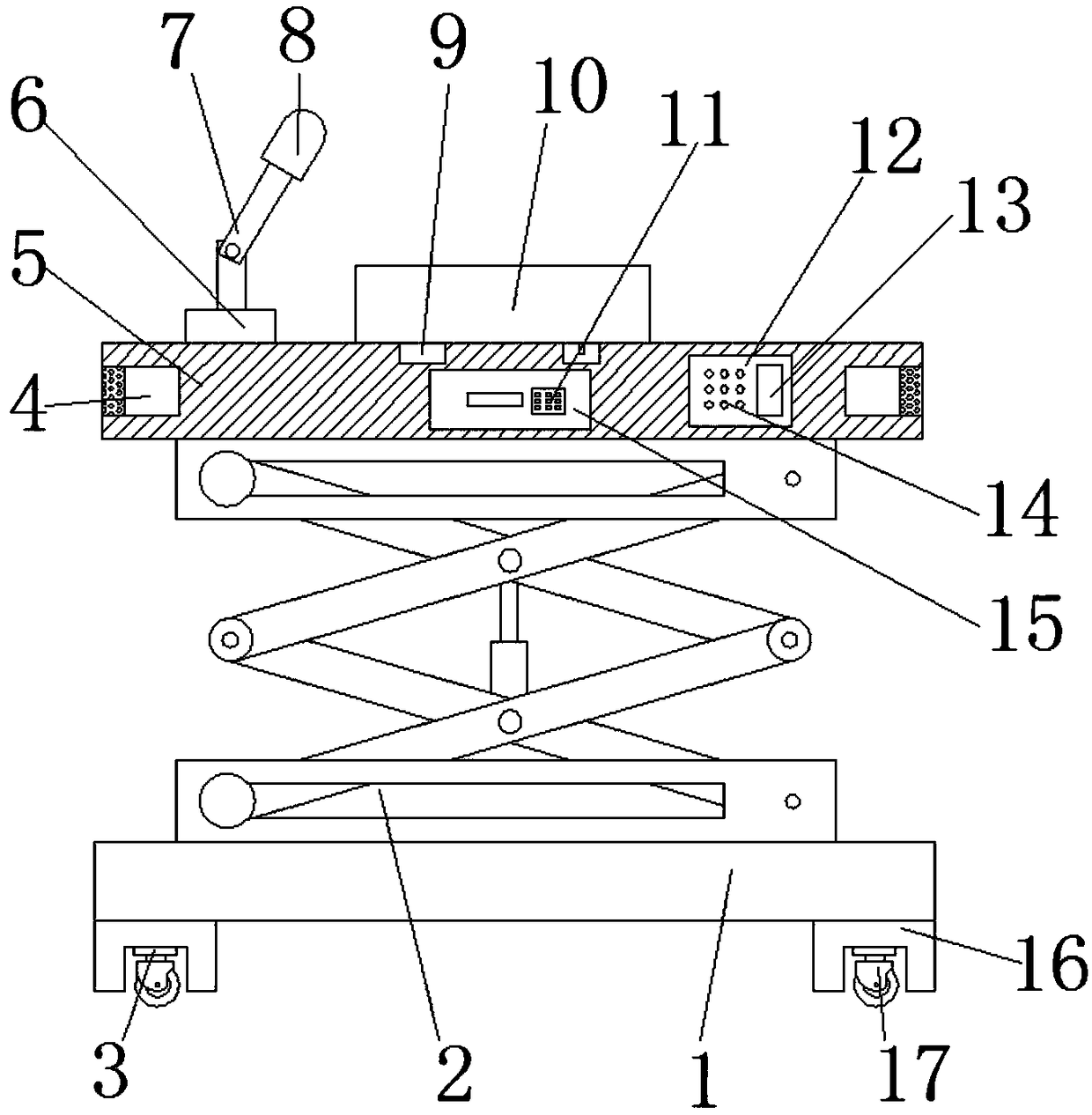 Podium easy to adjust for conference room