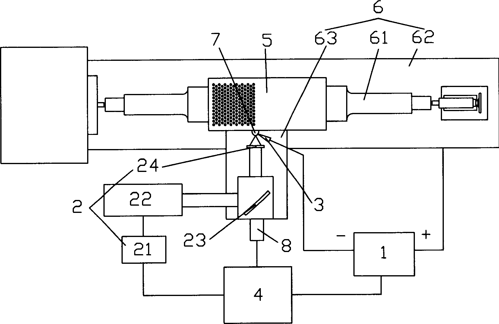 Method of high recurrent frequency pulse laser induction electrode directional discharge and application of said method