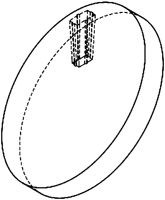 Preparation methods of carbon-carbon composite material and carbon-ceramic composite material with inner holes