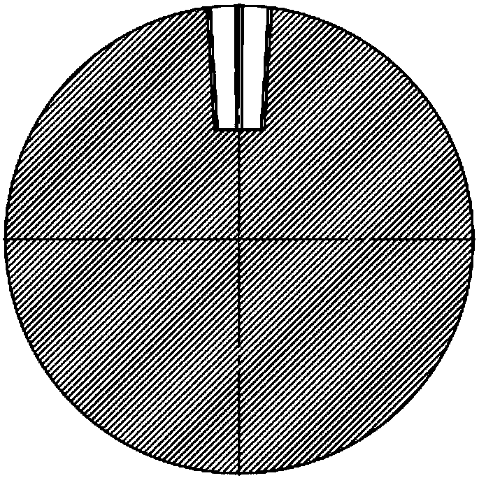 Preparation methods of carbon-carbon composite material and carbon-ceramic composite material with inner holes