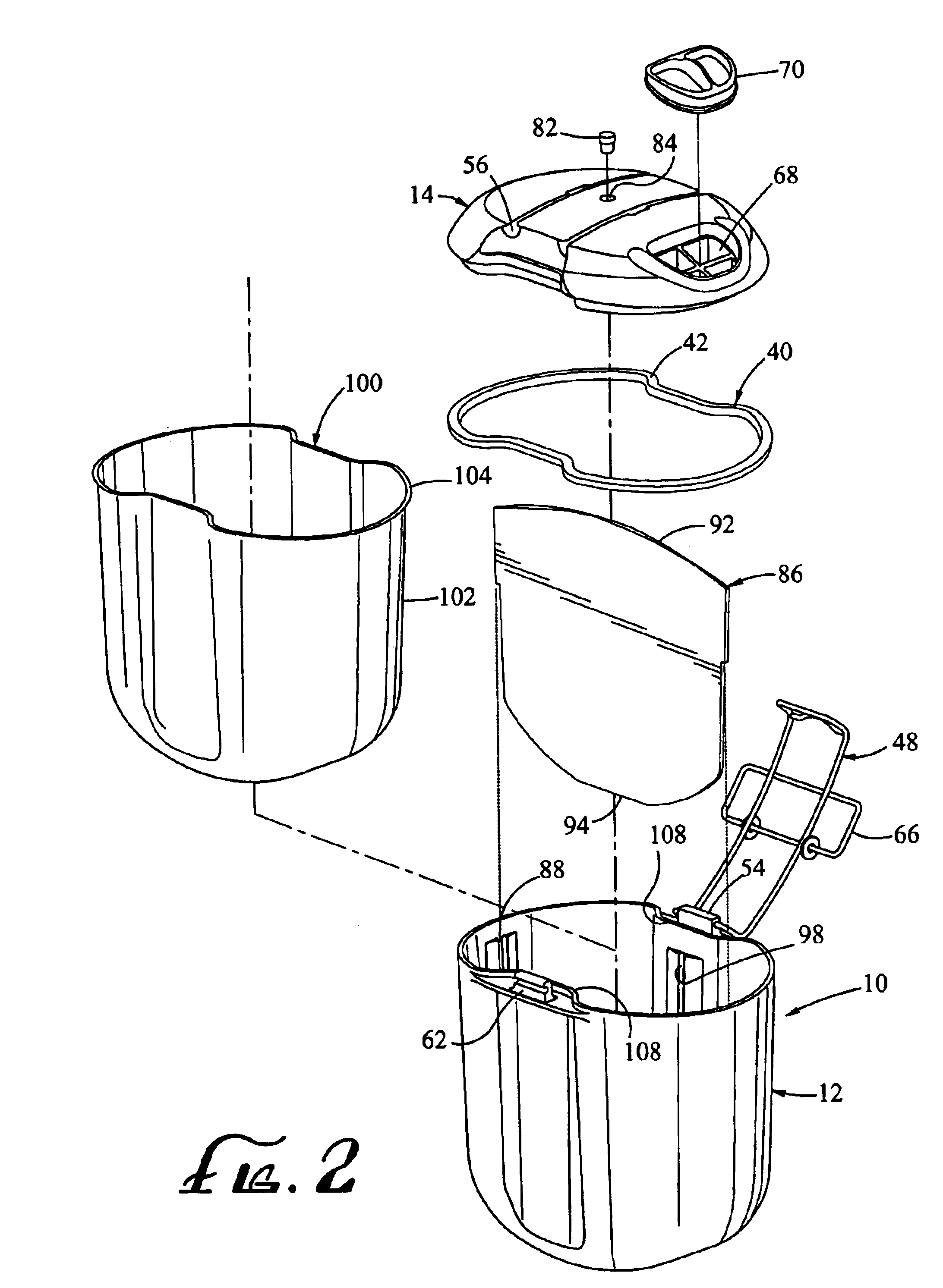 Large mouth centrifuge labware