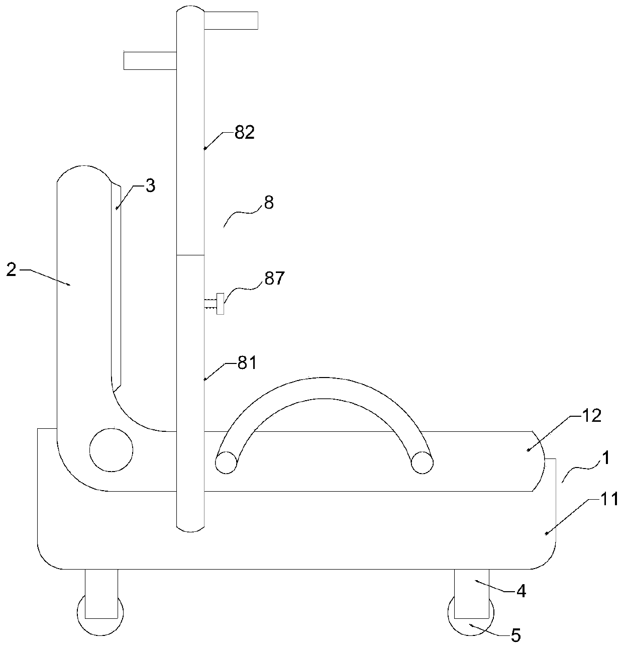 Easy-to-adjust infusion chair with buffering effect