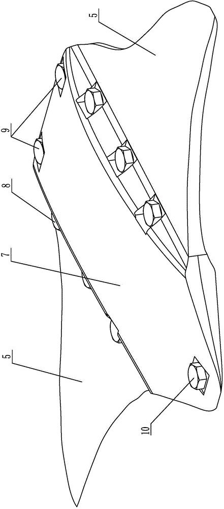 Double-fluctuation pectoral-fin cooperative-propel ray-imitated underwater vehicle