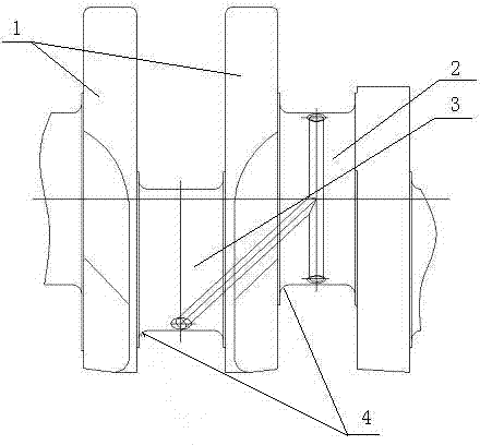 Fillet rolling nodular cast iron crankshaft and machining technology thereof