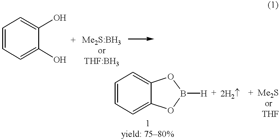 Economical and convenient procedures for the synthesis of catecholborane