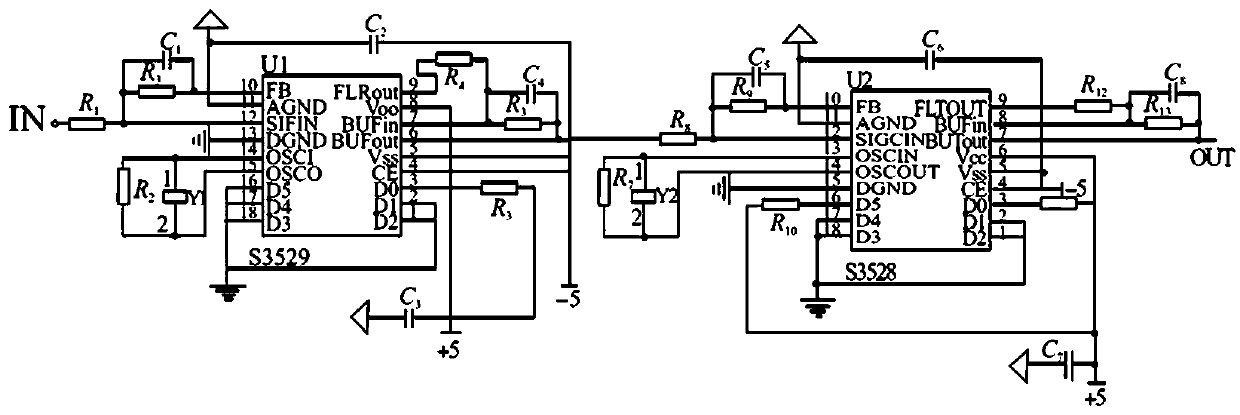 Non-contact fuze electromagnetic signal single-channel receiver system