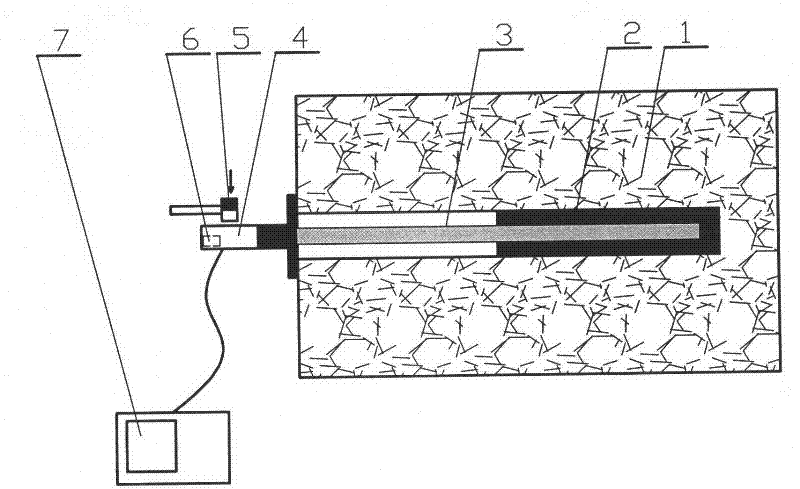 Non-destructive testing method for natural frequency of transverse vibration of non-fully grouted anchoring bolt in coal mine