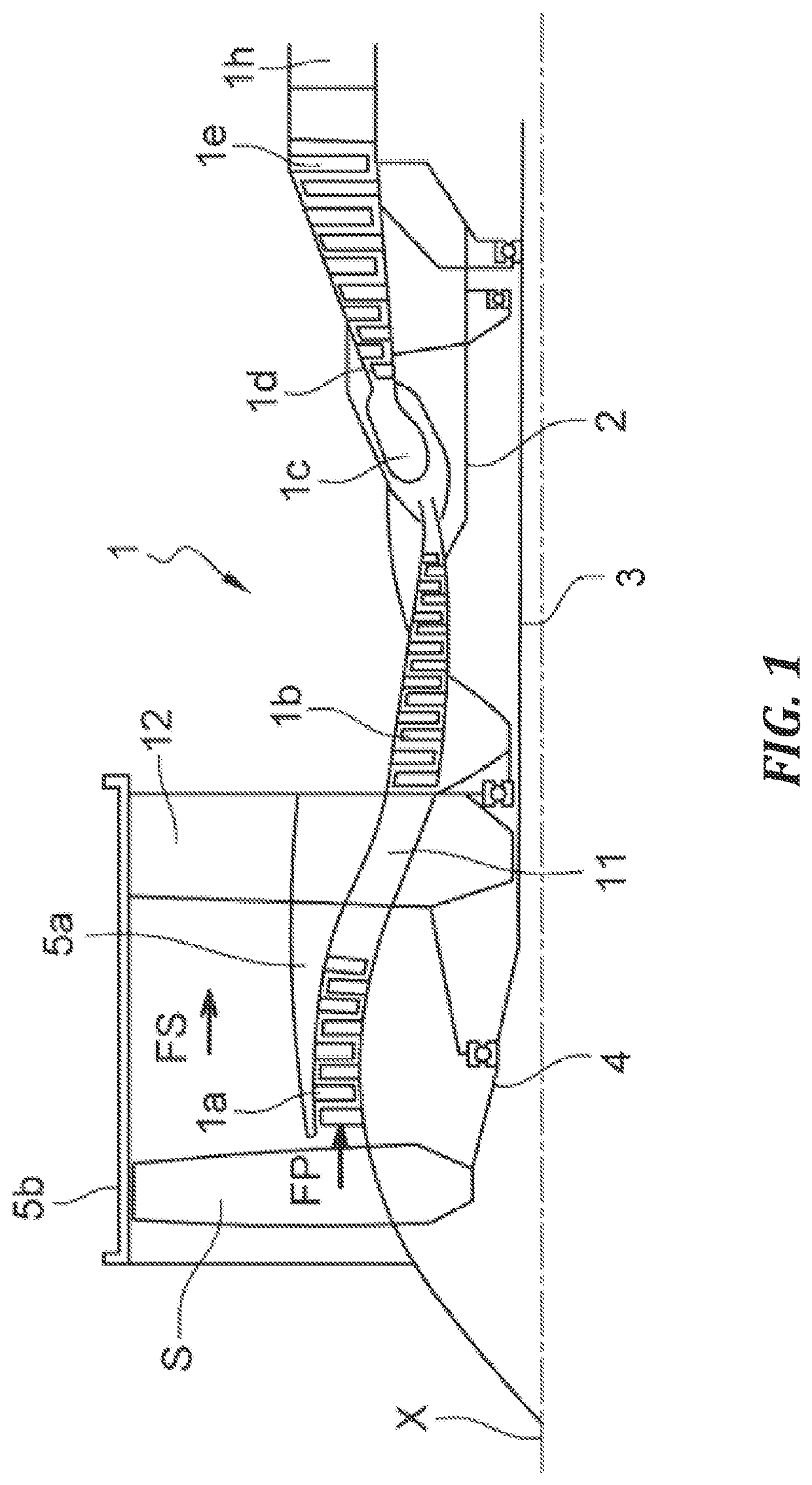 Aerodynamic arm for an aircraft turbine engine casing