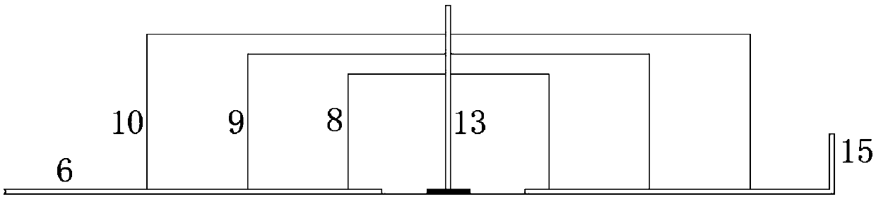 Experimental system for testing tank pool fire characteristics