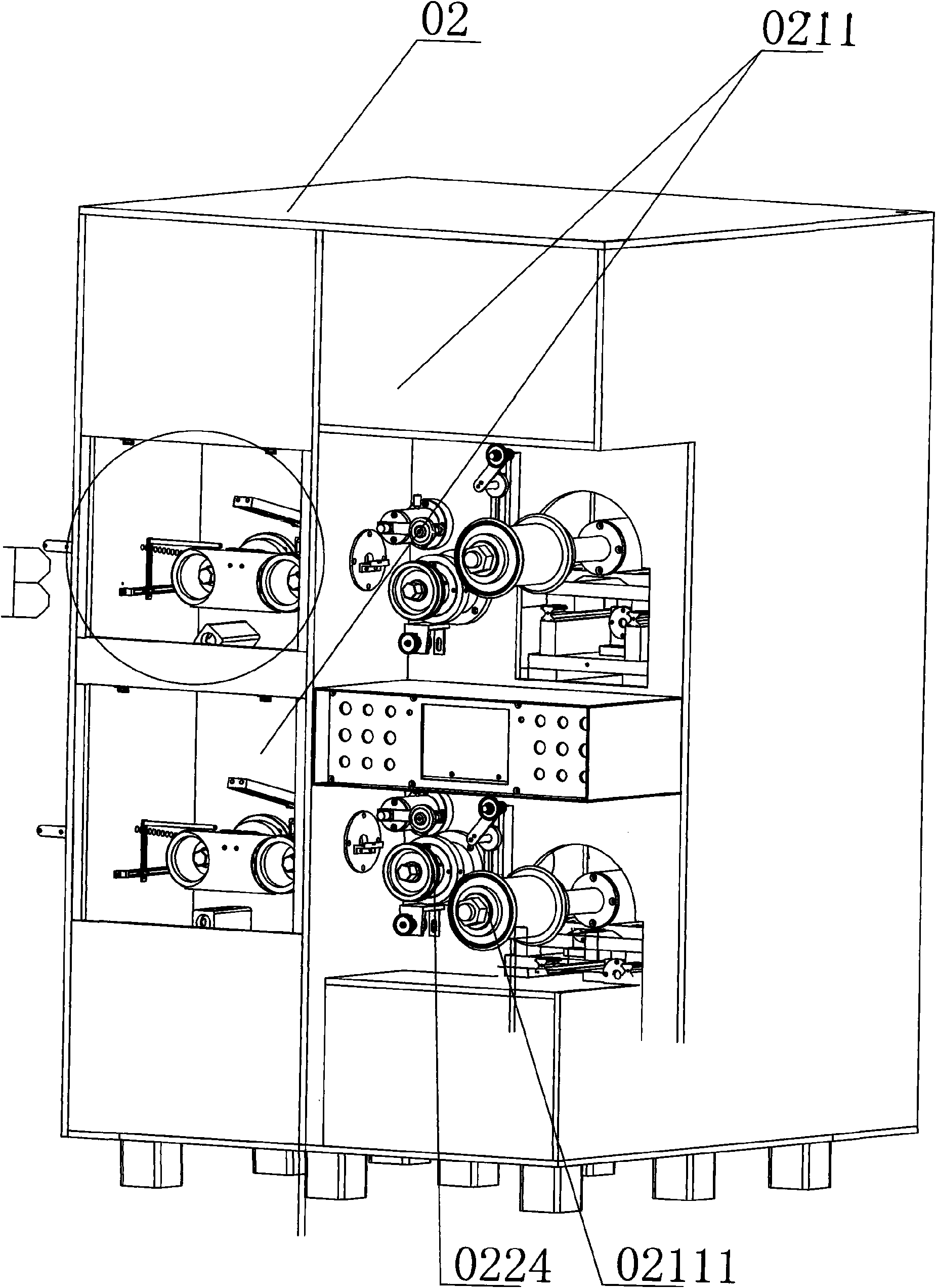 Equipment for producing bonding wire for packaging semiconductor