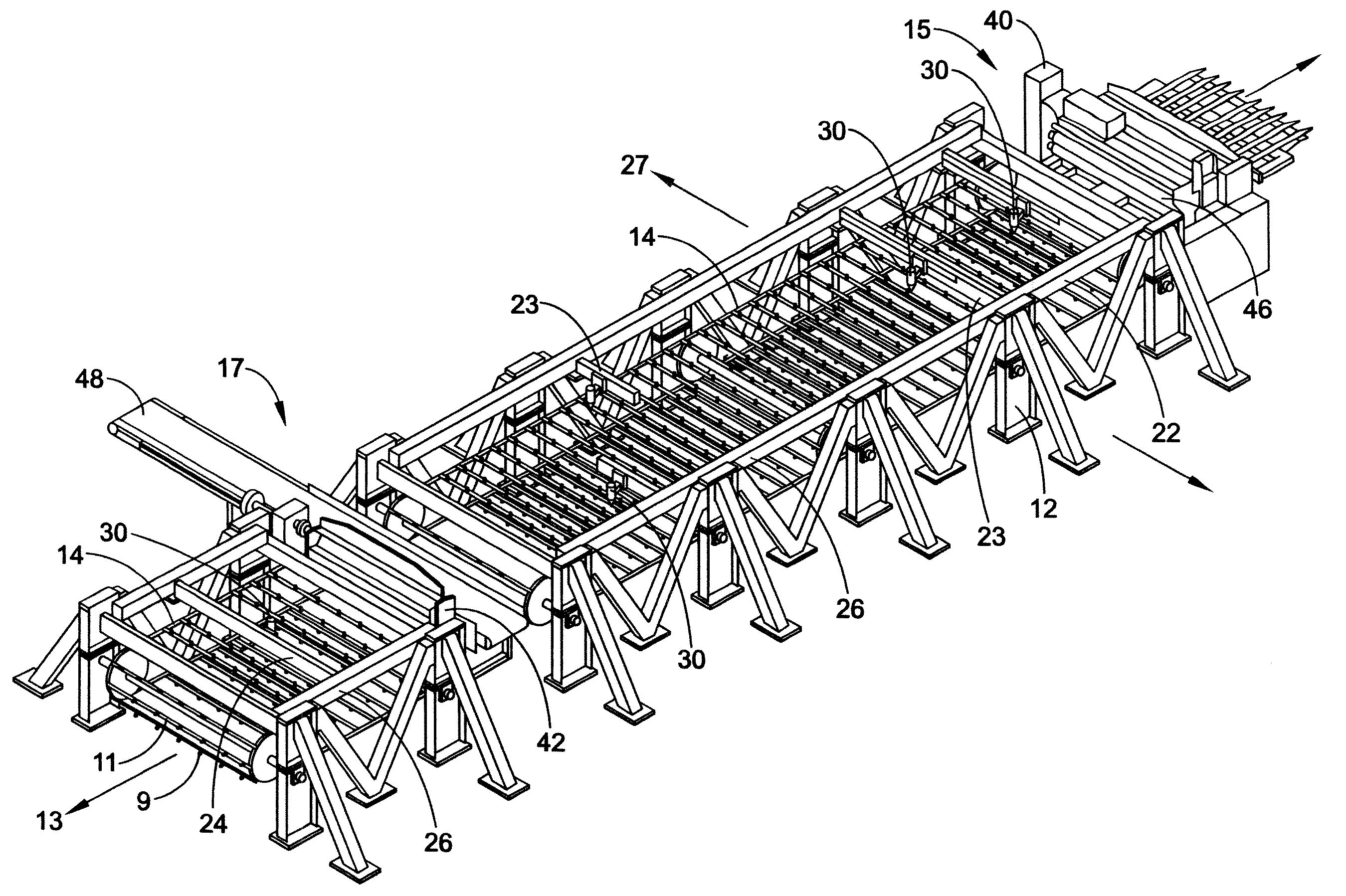 Progressive laser blanking device for high speed cutting