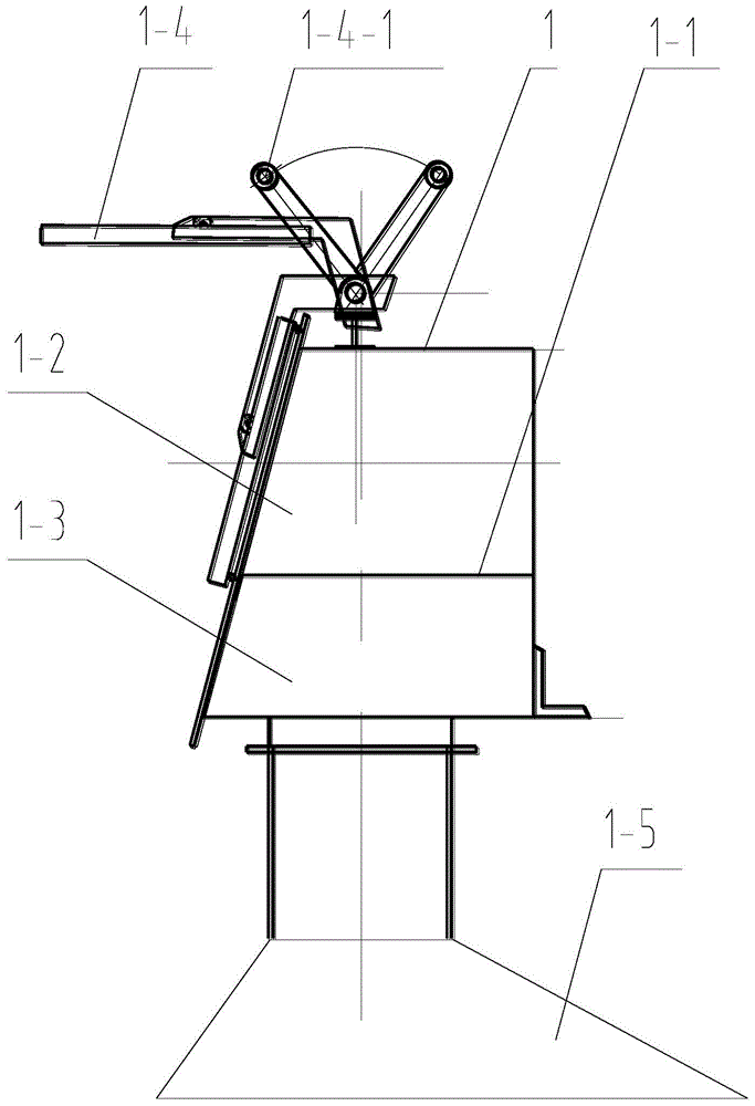 Connecting device of furnace end smoke collection pipeline