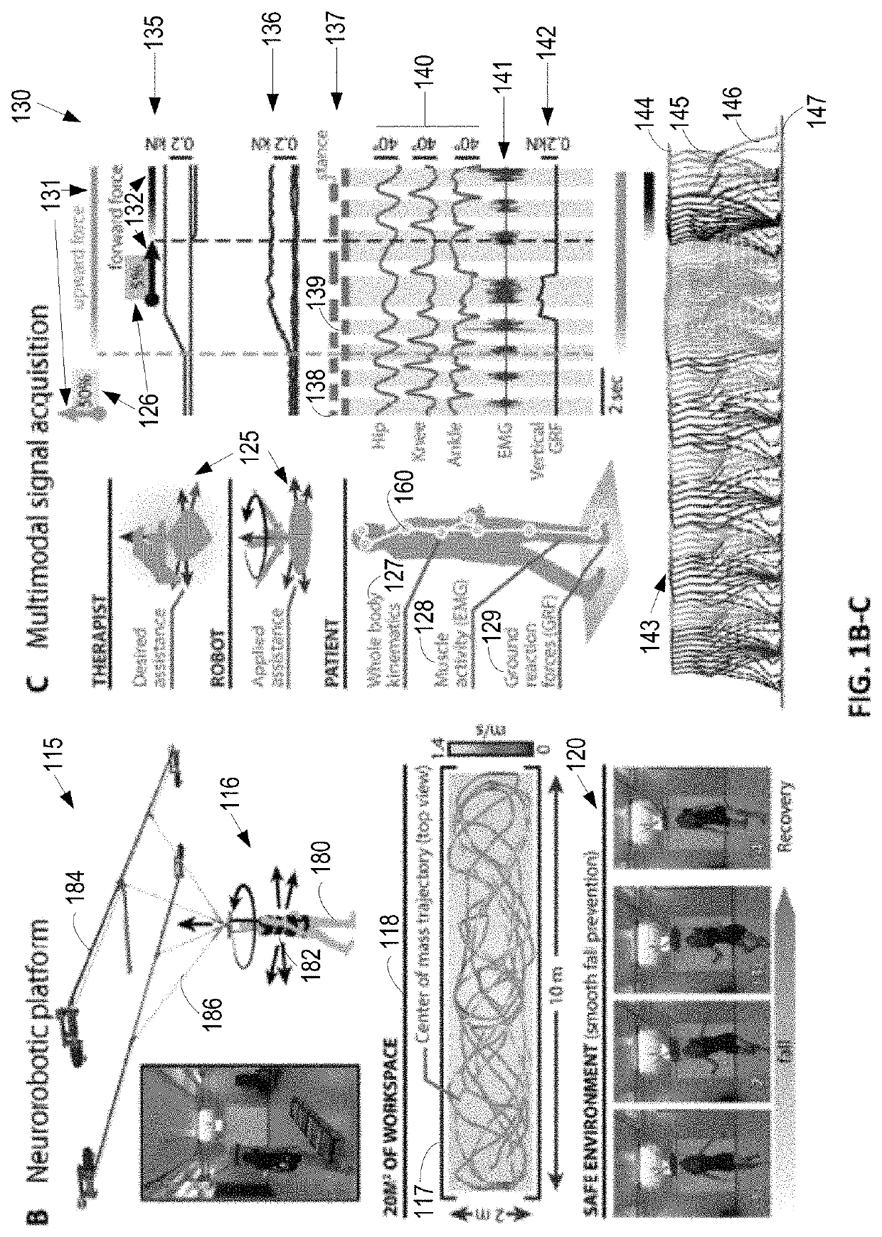 Apparatus comprising a support system for a user and its operation in a gravity-assist mode