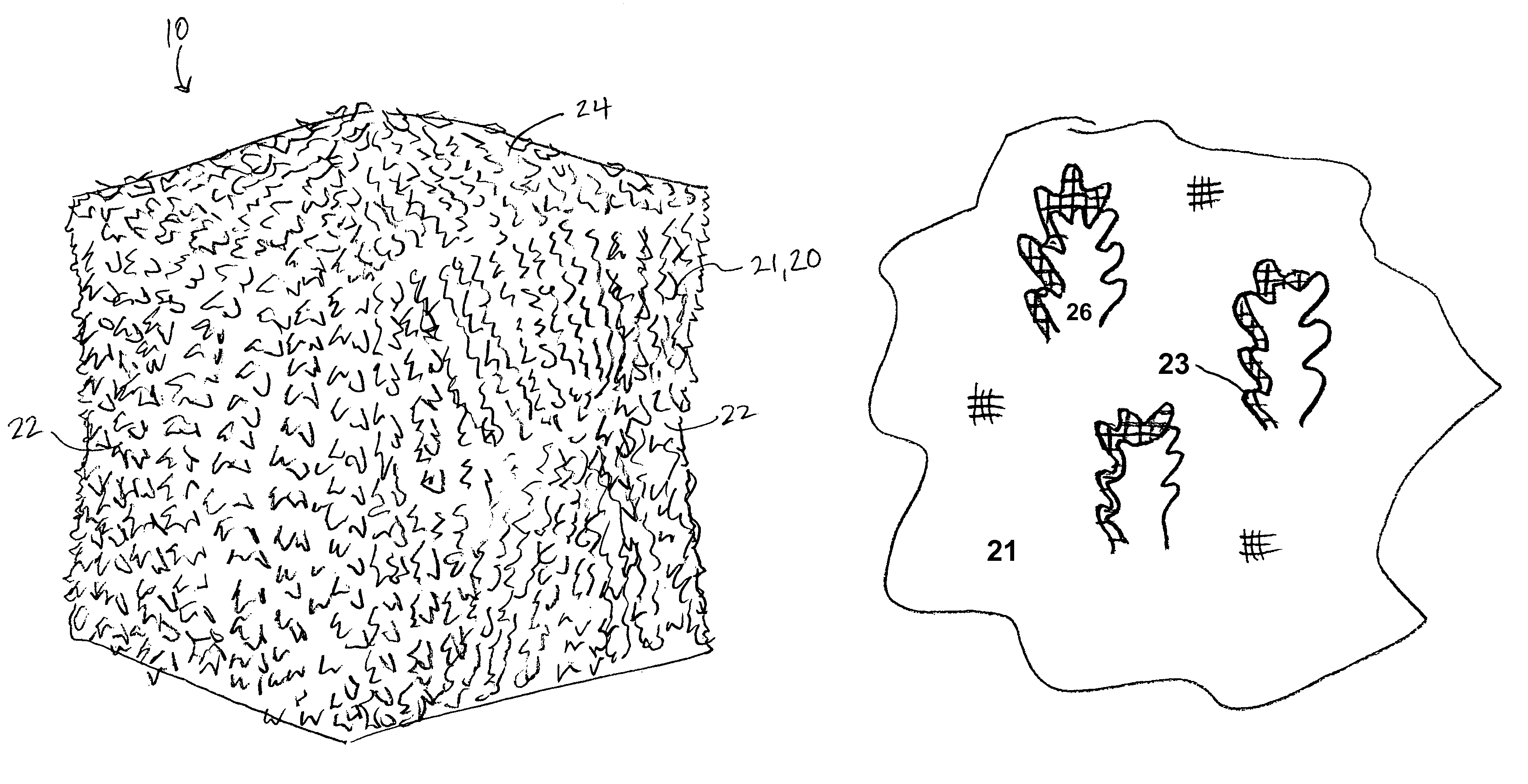 Concealed outdoor enclosure having one-way visibility over a 360 degree visual field