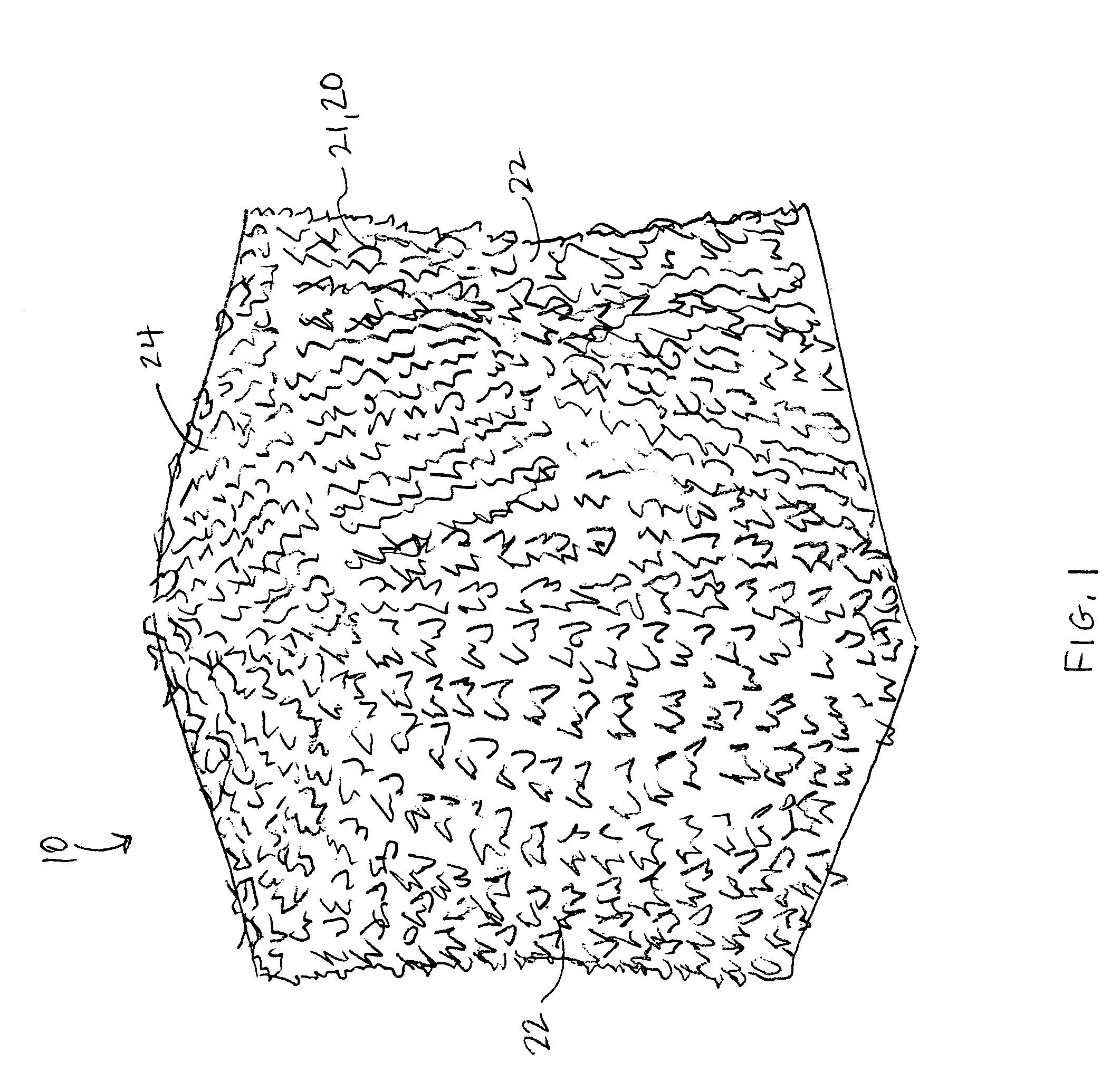 Concealed outdoor enclosure having one-way visibility over a 360 degree visual field