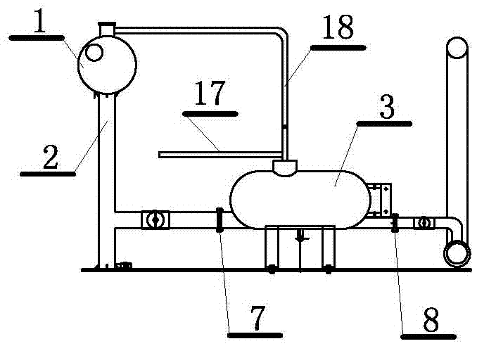 Condensate water recycling and conveying system and method thereof