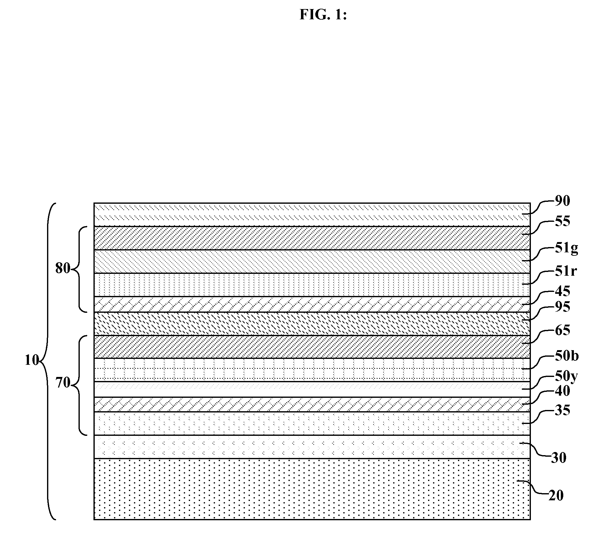 High-performance tandem white OLED