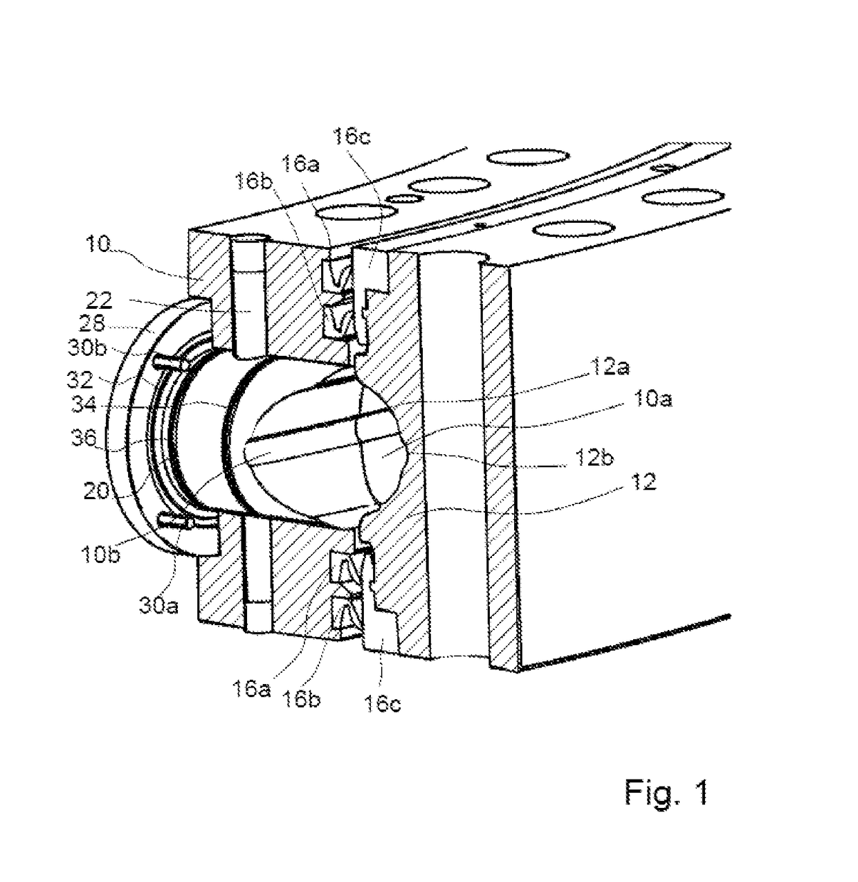 Plug assembly, rolling bearing comprising such plug assembly and machine comprising such rolling bearing