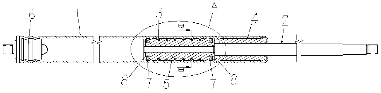 Bidirectional mechanical friction damper