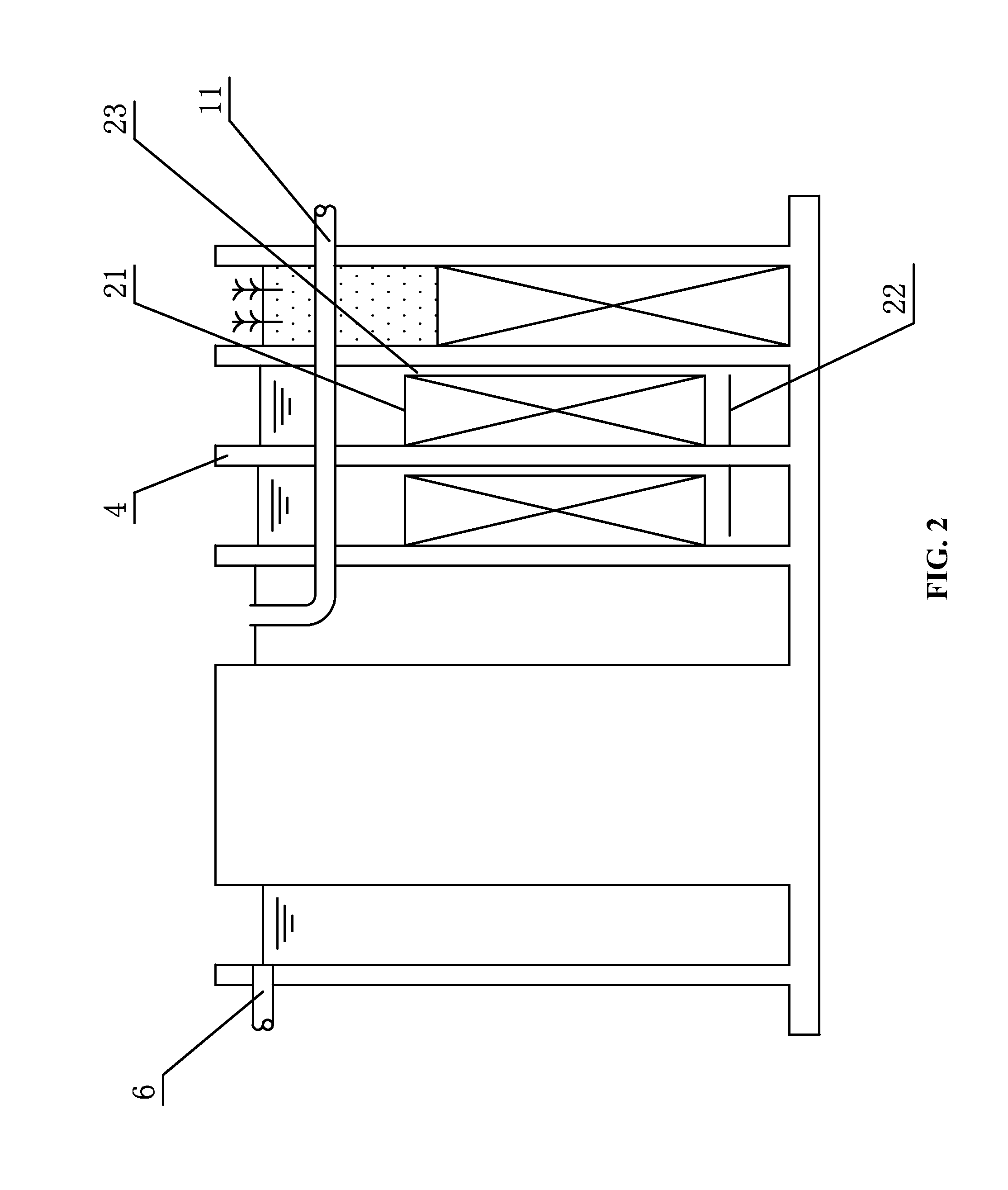 Reactor for sewage treatment