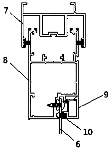 Screen door capable of absorbing and removing noise