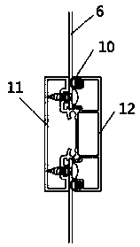 Screen door capable of absorbing and removing noise