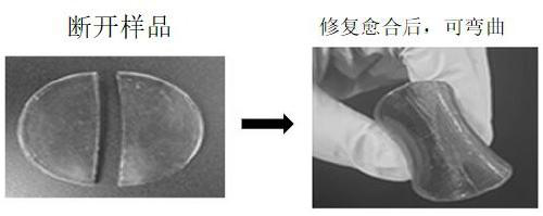 Self-repairable epoxy resin and preparation method thereof