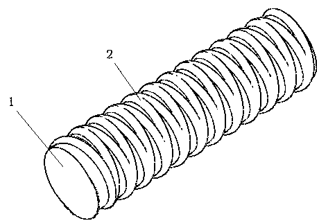 Preparation method of composite material bar for concrete structure