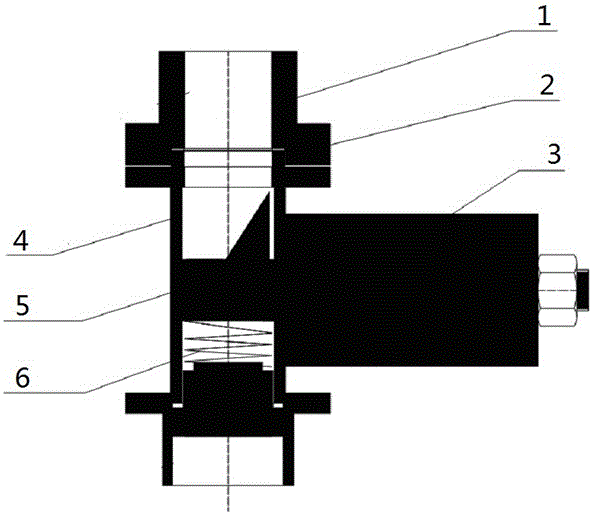 Electromagnetic pull pin type rapid opening mechanism