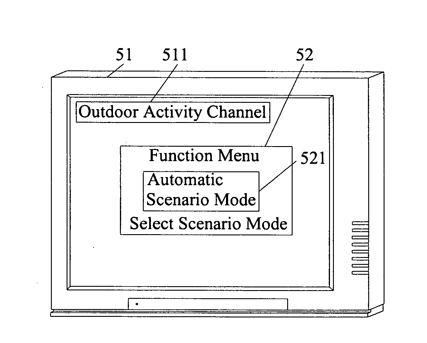 Television capable of and method for changing output effect based on program type