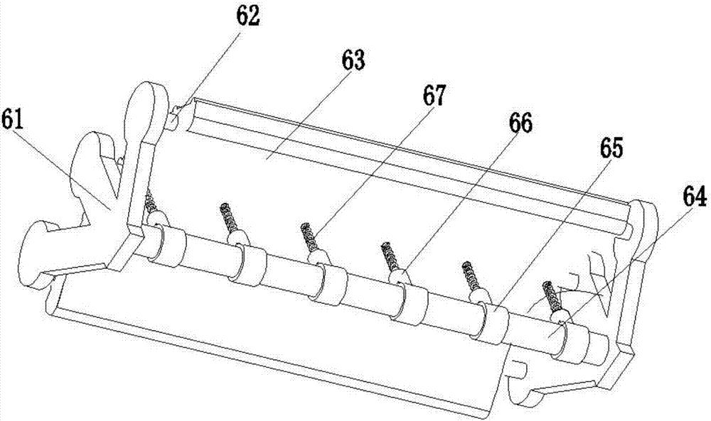 A human underarm partial massage device