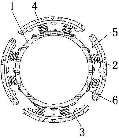 Mechanical arm with anti-collision alarm function