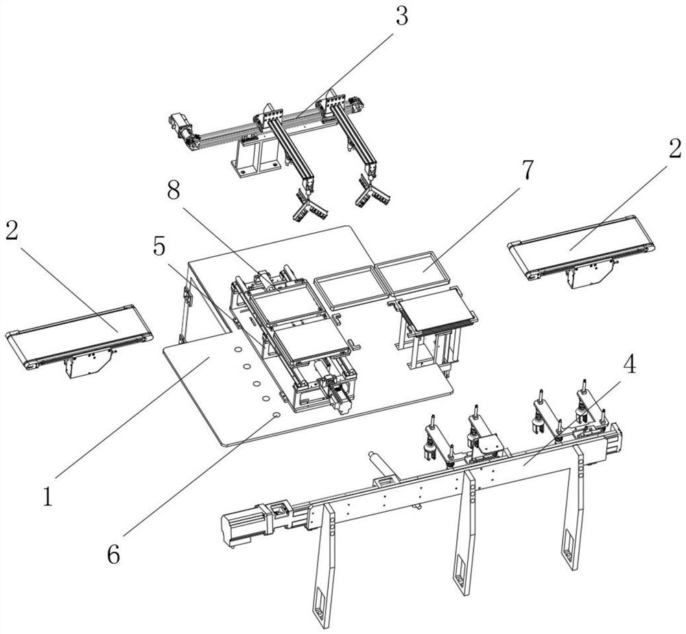 Material picking robot for auto parts processing and working method thereof