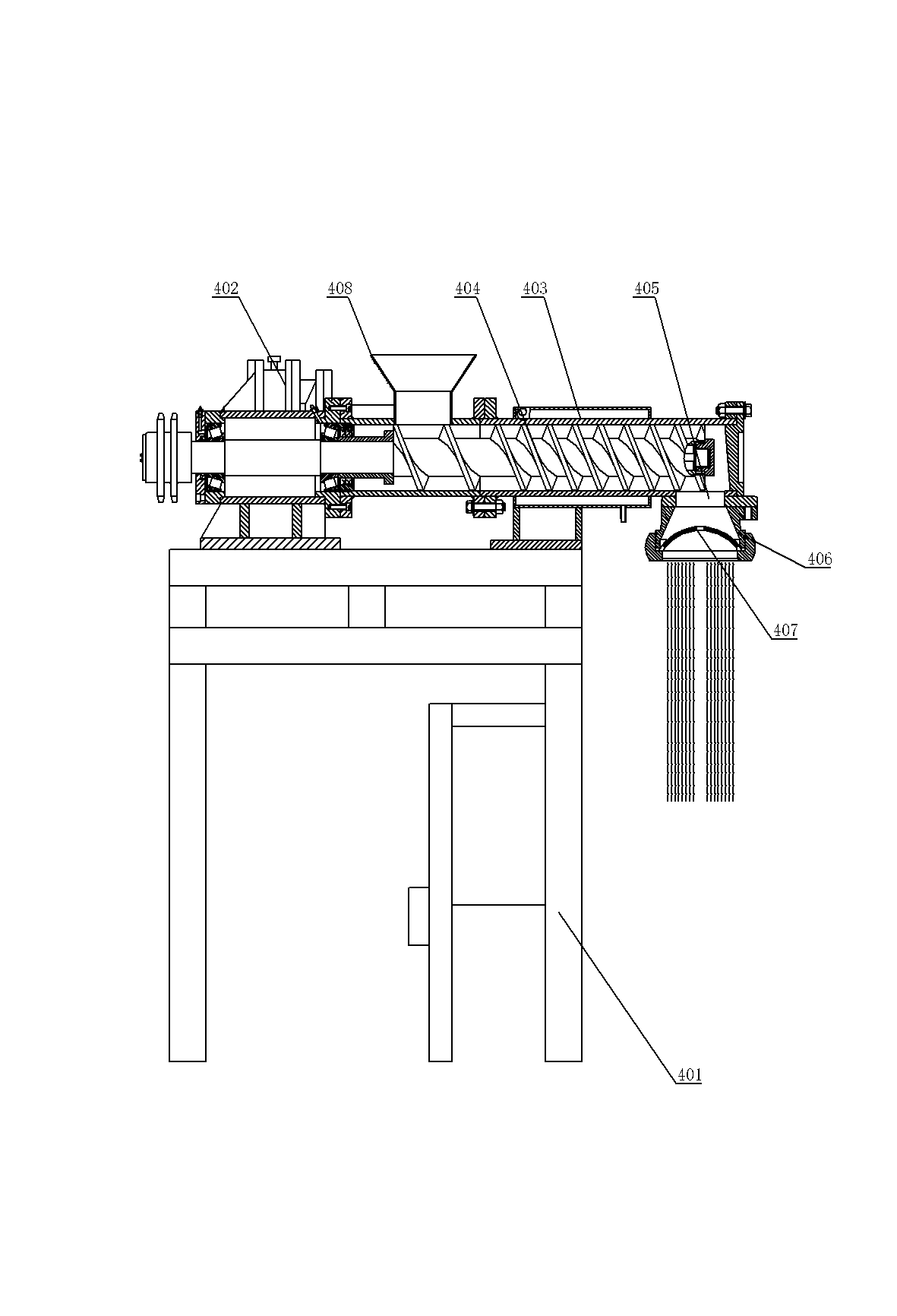 Production technology and production line of rice noodles and noodles