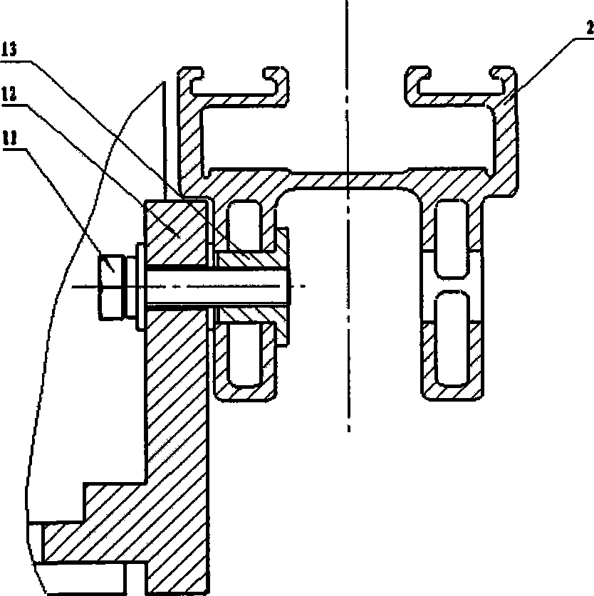 Cam conveying guide rail for doffer of ring spinning frame