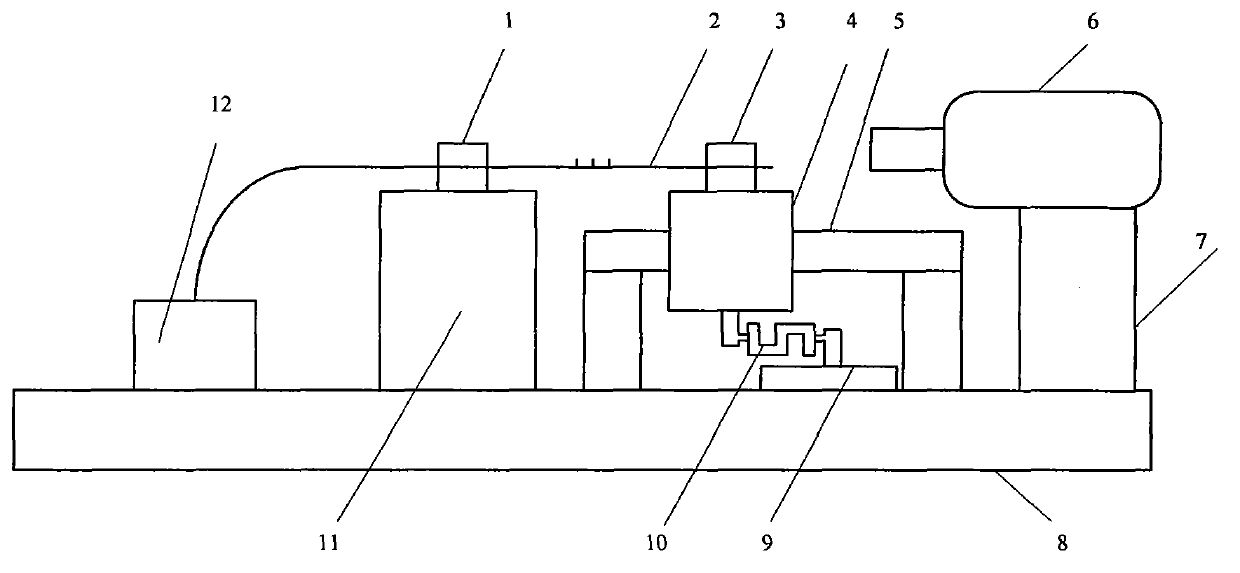 Fiber bragg grating strain sensitivity calibration device and method