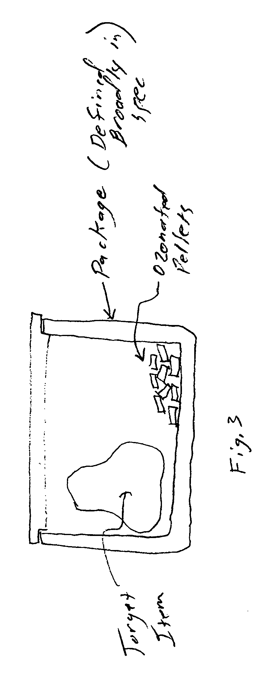 Novel method of sanitizing food products and other target items