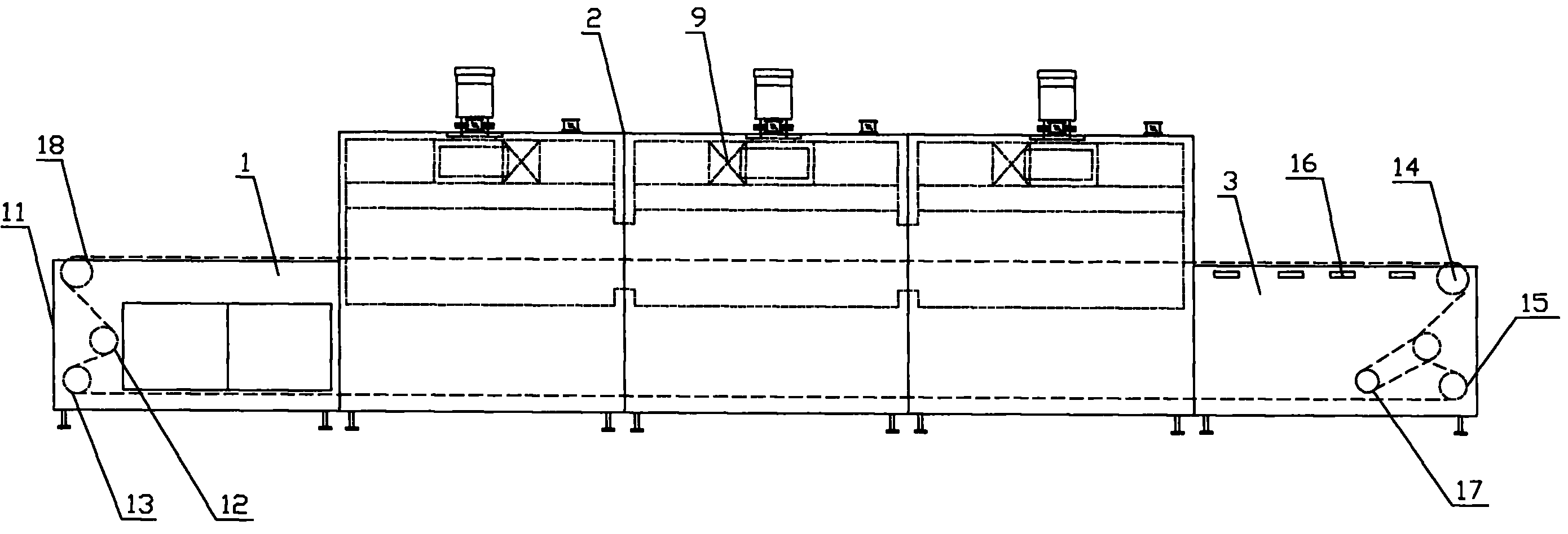 Novel heated-air circulation tempering furnace