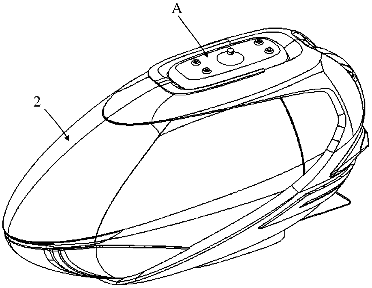 Split type hovercar, consignment method and hovercar dispatching system