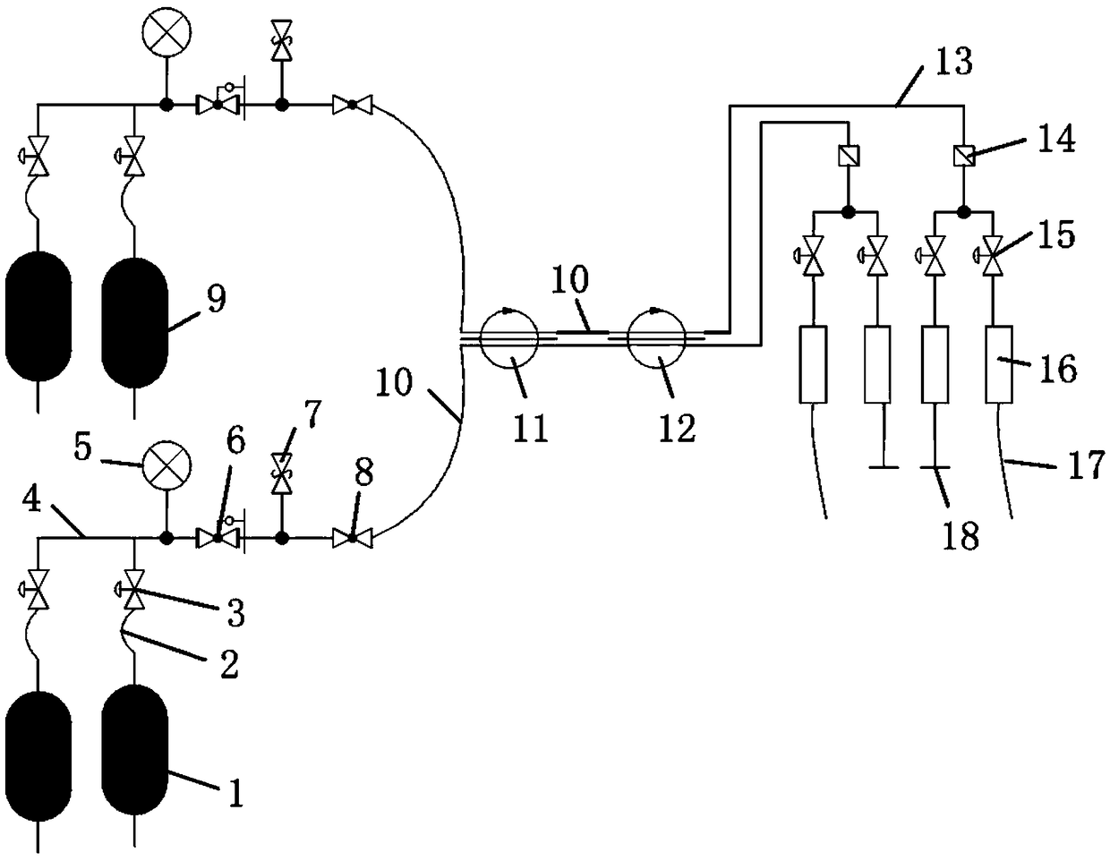 Air supply system for respiration of centrifugal-type dynamic flight simulator