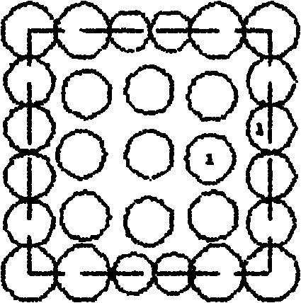 Method for combining large-diameter tree/tree house with multiple small trees