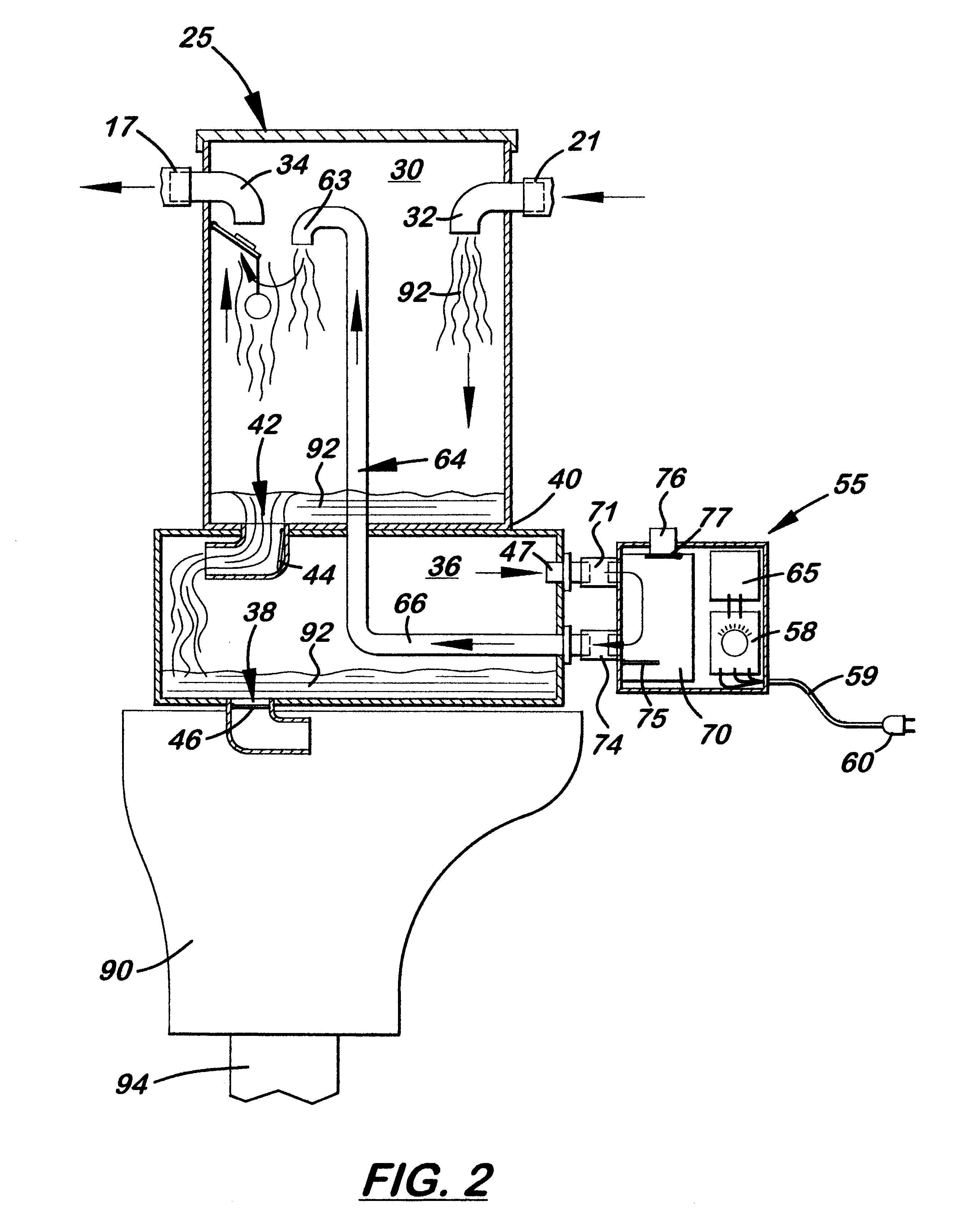 Continuous carpet cleaning system