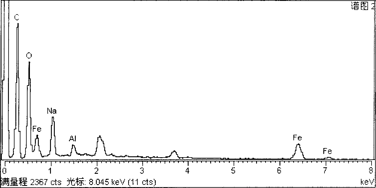 In-situ preparation method for functional nullvalent nano-iron/polyelectrolyte composite fibrofelt