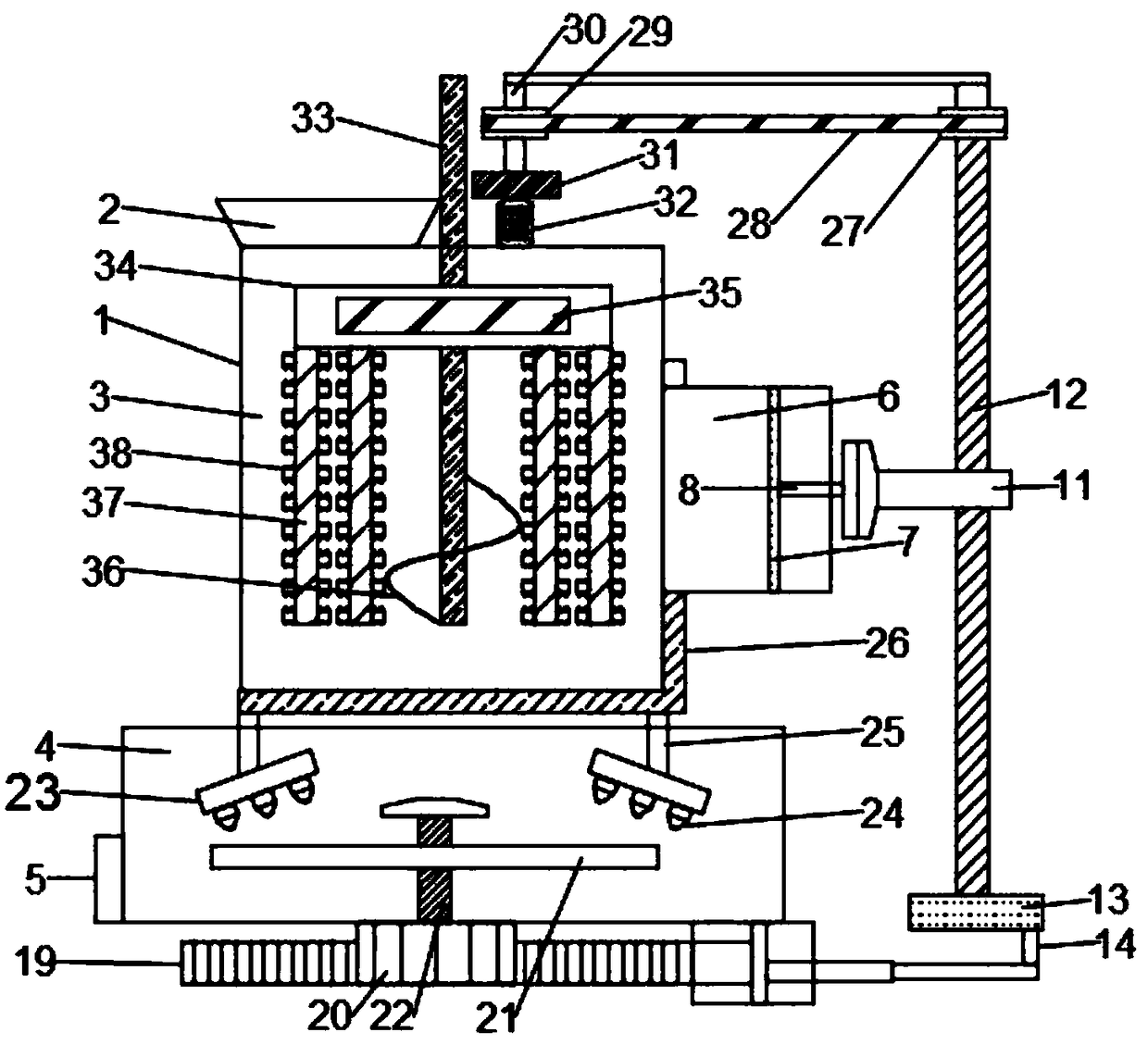 Closed environment-friendly type soil remediation equipment