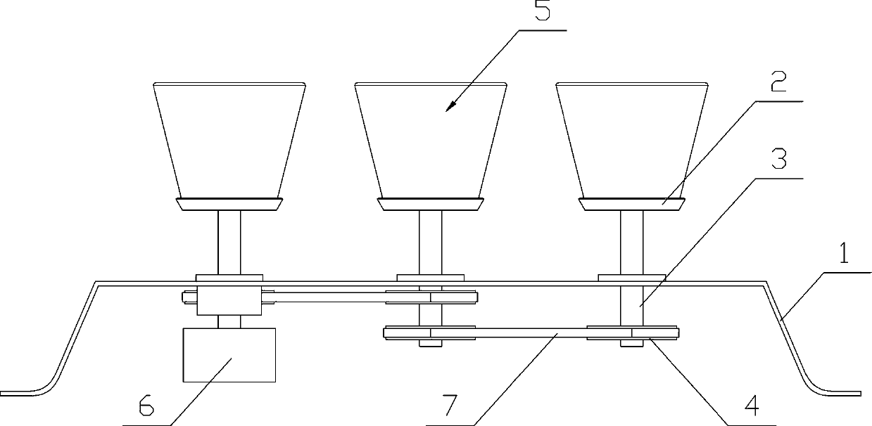 Automatic lighting device for potted landscapes