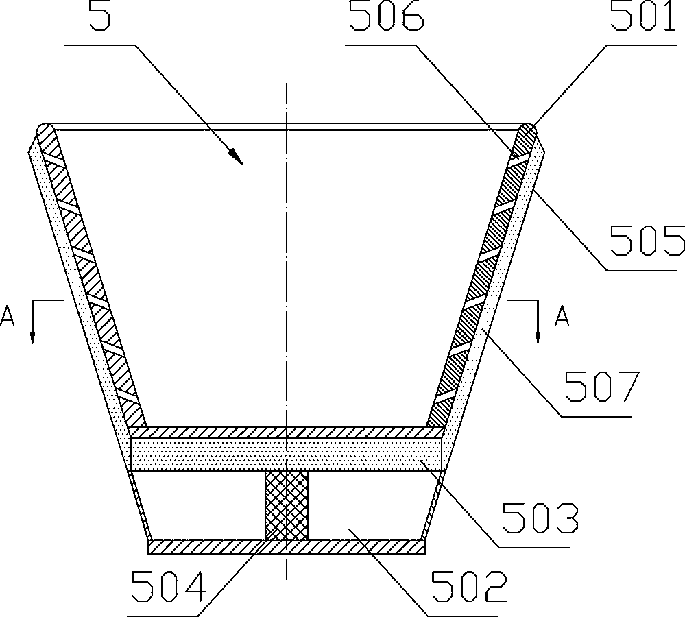 Automatic lighting device for potted landscapes