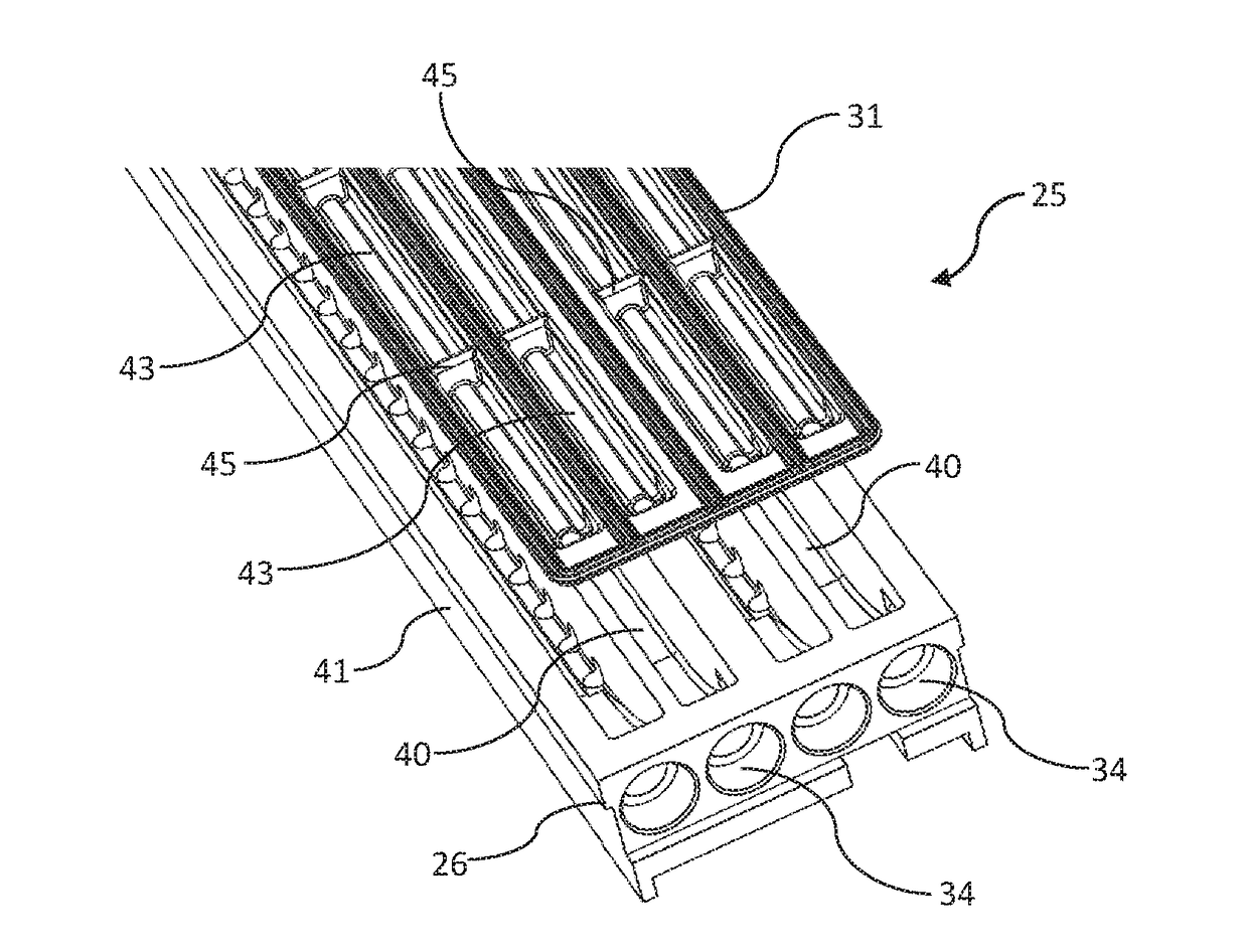 Inkjet printhead for full color pagewide printing