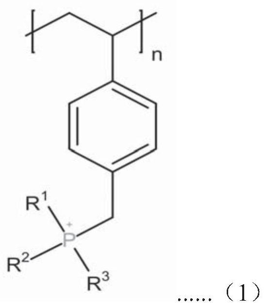 Quaternary phosphonium salt antibacterial ultrafiltration membrane and preparation method thereof